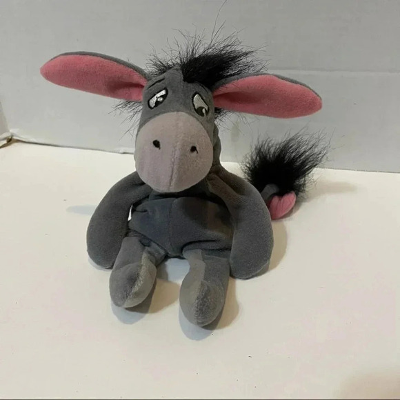 Other - Vintage Walt Disney World Eeyore Bean Bag Plush Winnie the Pooh 8 Inch